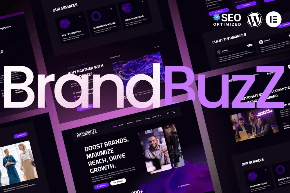 BrandBuzz Digital Agency Template